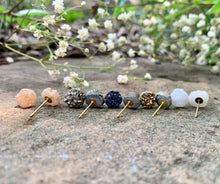 Load image into Gallery viewer, Raw Stone Studs