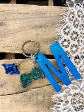 Load image into Gallery viewer, Custom Initial and Charm Keychain