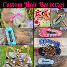 Load image into Gallery viewer, Custom Hair Barrette