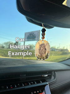 Resin Keychain or Car Hanger