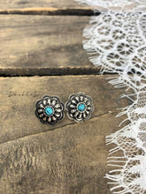 Load image into Gallery viewer, Blossom Earring-Turquoise
