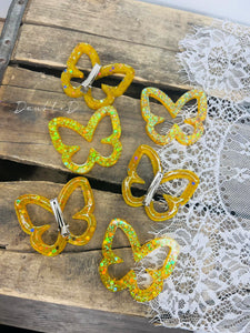 Butterfly Kisses Hair Barrette - Dandelion Fields