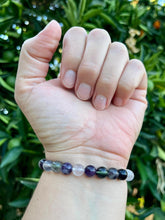 Load image into Gallery viewer, Purple Fluorite natural stone bracelet
