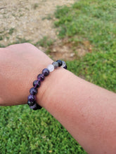 Load image into Gallery viewer, Purple Fluorite natural stone bracelet
