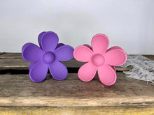 Load image into Gallery viewer, Hair Claw- Flower Power (Choose color)

