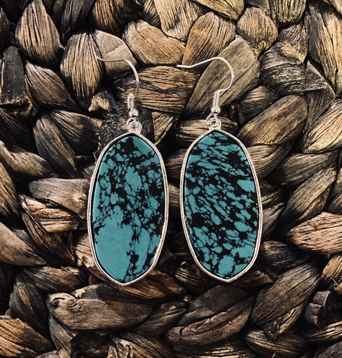 Sea Glass- Teal on SILVER